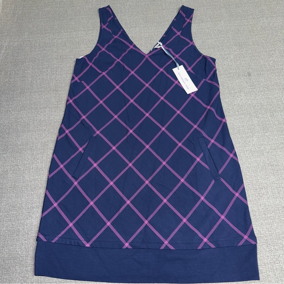 NWT Southern Tide Emmie Windowpane Print Dress - Picture 2 of 9